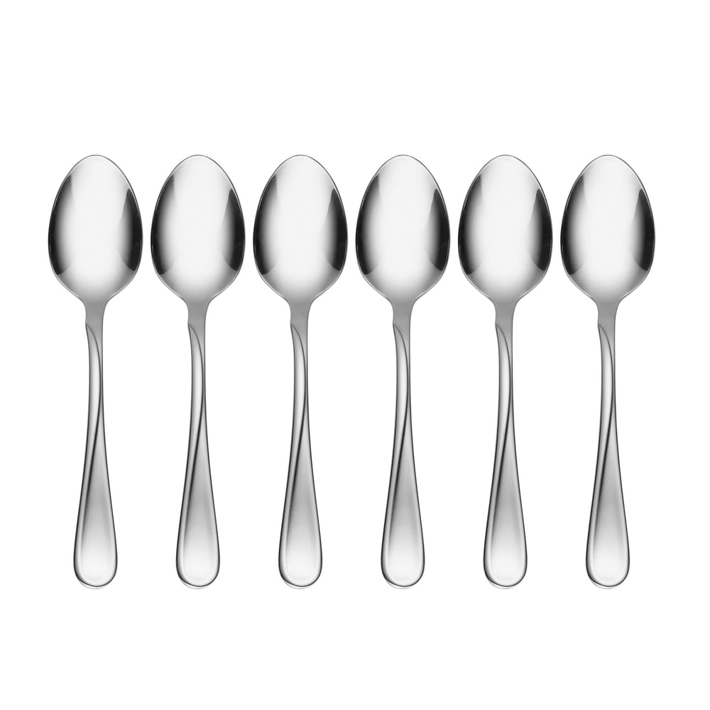 Lenox Oneida Flight Everyday Flatware Teaspoons, Set of 6 Metallic, STAINLESS METAL 2865006A