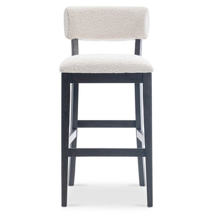 Bernhardt Bernhardt Amos Upholstered Bar Stool Solid Wood Frame Padded Seat Modern Comfort L25588