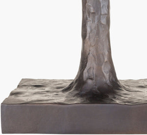 Surya Weber Elegant 32" Accent Table Lamp With Classic Beige Shade - Perfect For Living Room & Bedroom Decor Body, Metallic ,Bronze,Base, Metallic ,Bronze,Finial, Brown,Harp, Metallic ,Bronze Resin,Composition,Cotton Wbr259-tbl