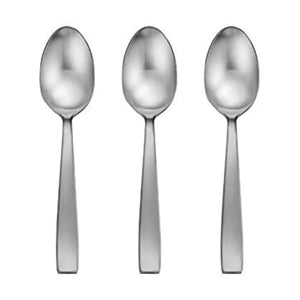 Lenox Oneida Everdine Everyday Flatware Serving Spoons, Set of 3 Metallic, STAINLESS METAL H157003A