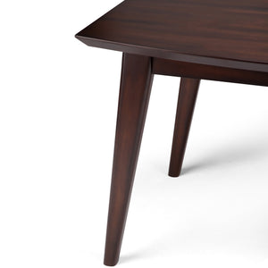 English Elm Draper Dining Table - Handcrafted Java Brown Mid-Century Modern Centerpiece For Stylish Spaces B136P158594