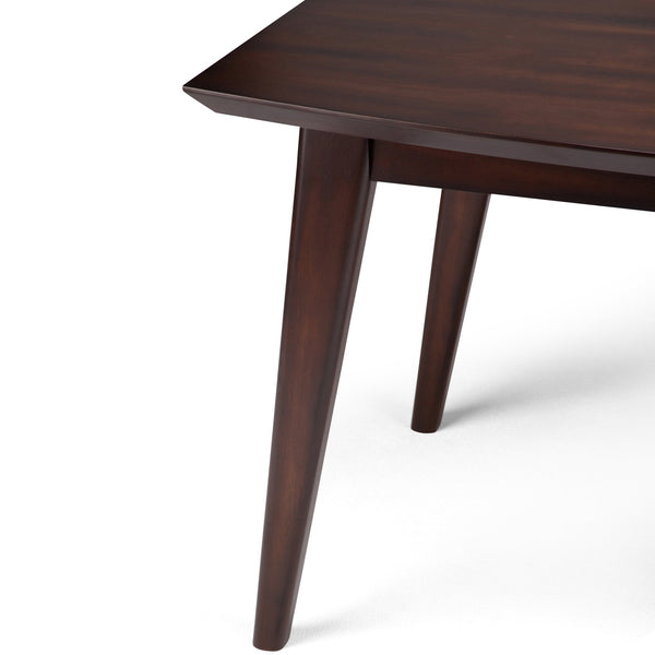 English Elm Draper Dining Table - Handcrafted Java Brown Mid-Century Modern Centerpiece For Stylish Spaces B136P158594