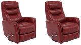 Parker Living Gemini - Rouge Swivel Glider Recliner - Set of 2 Rouge MGEM#812GS-2-ROU Parker House