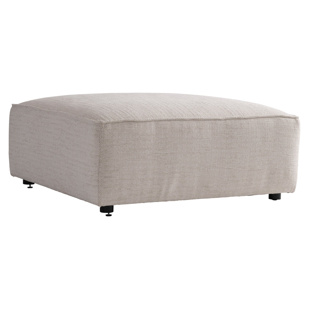 Bernhardt Bliss Fabric Ottoman White,Cream Fabric P7431A