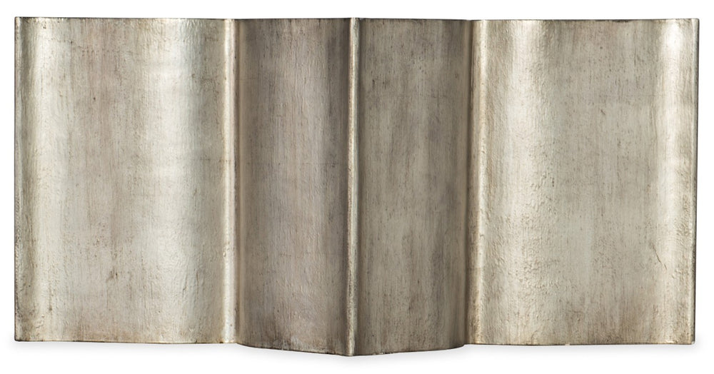 Hooker Furniture Sanctuary Jewel-Finish Flower Cocktail Table With Meringue Glass Top, Gold-Champagne Accents & Casters 5875-80210-95