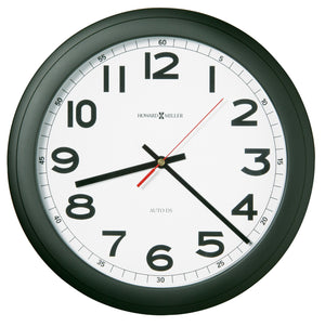 Hekman Furniture 625320 Norcross Wall Clock - Modern Matte Black Design With Quartz Movement For Any Room Decor Plastic Norcross Wall Clock 625320