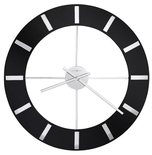 Hekman Furniture 625602 Onyx Oversized Wall Clock - High-gloss Black Finish, Quartz Movement, Modern Home Decor Timepiece  Onyx Wall Clock 625602