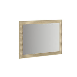 A.R.T. Furniture Eave II Landscape Mirror - Elegant Natural Wood Frame with Geometric Design for Timeless Décor 436120-1825