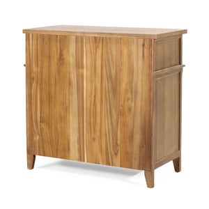 English Elm Christopher Knight Home® - Berghoff Acacia Wood 3-Drawer Dresser in Brown — Sustainable, California-Designed, Durable Storage Solution 70837.00