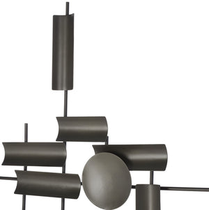 Safavieh Nevaeh, 34.5 Inch, Antique Silver, Iron Wall Décor Antique Silver Plating WDC1027A​