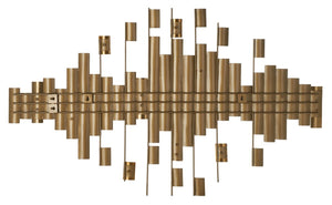 Safavieh Rena, 32 Inch, Antique Brass, Iron/Steel Wall Decor ​ XII23 Antique Brass Powder Coating WDC1029A​