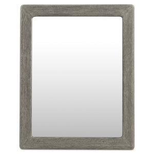 Bernhardt Bernhardt Monolith Mirror — Wire-Brushed Oak Puma Finish, Rounded Corners, Vertical Or Horizontal Mounting, Rustic Modern Style 343334