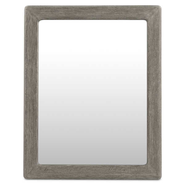 Bernhardt Bernhardt Monolith Mirror — Wire-Brushed Oak Puma Finish, Rounded Corners, Vertical Or Horizontal Mounting, Rustic Modern Style 343334
