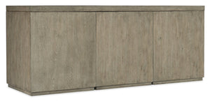 Hooker Furniture Linville Rustic 72" Mink Credenza With Locking File Drawers, Oak Veneers, Antique Pewter Pulls, Versatile Placement 6150-10905-85