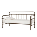 Homelegance By Top-Line Sione Antique Iron Metal Twin Daybed Bronze Metal