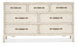 Americana Dresser Whites/Creams/Beiges Americana Collection 7050-90002-02 Hooker Furniture