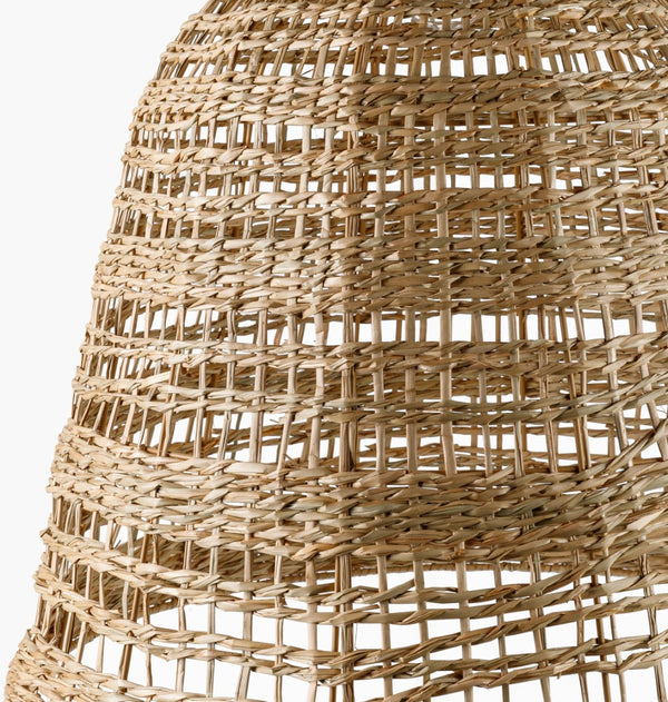 Surya Windsong Pendant Lighting – 24"L X 24"W X 96"H, Hand-painted Rustic Charm For Stylish Home Décor Fixture, Black,Shade, Brown,Cord, Black Rattan Wds-001