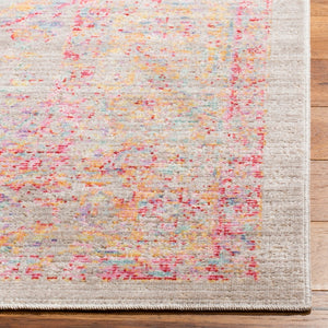 Windsor 307 Luxurious Grey & Gold Power Loomed Area Rug - Soft Cotton Blend, Perfect for Any Room!