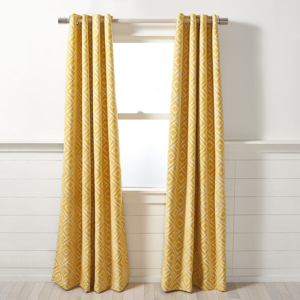 Safavieh Cecille Window Treatment/Yellow XII23 Yellow 100% Polyester WDT1056A-5296