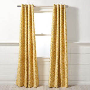 Safavieh Cecille Window Treatment/Yellow XII23 Yellow 100% Polyester WDT1056A-5296