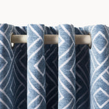 Safavieh Cecille Window Treatment/Blue XII23 Blue 100% Polyester WDT1056B-5296