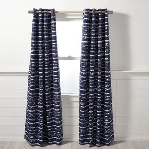 Safavieh Brynleigh Window Treatment/Navy XII23 Navy 100% Polyester WDT1057A-5296