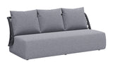 Mekan Sofa Gray 704023 Zuo Modern