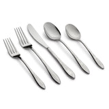 Cambridge Cassis 20-Piece Stainless Steel Flatware Set, Dishwasher Safe