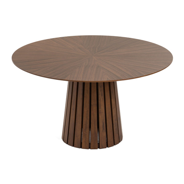 VIG Furniture Modrest Weiss - Mid-Century Modern Walnut Round Dining Table VGMAMIT-5346