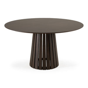 VIG Furniture Weiss Wenge Round Dining Table | Mid-Century Modern 54" Pedestal Seating Up To 6, Durable Finish VGMA-MIT-5346-RND-WNG