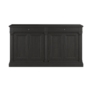 Atrium Buffet with Black Granite Top, Adjustable Shelves, 2 Drawers & Elegant Oil-Rubbed Bronze Hardware