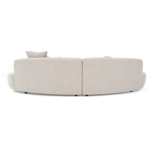 Vig Furniture Divani Casa Weldon - Luxurious Grey Fabric Curved Sectional Sofa For Modern Living Spaces Grey  Vgod-zw-24024-gry