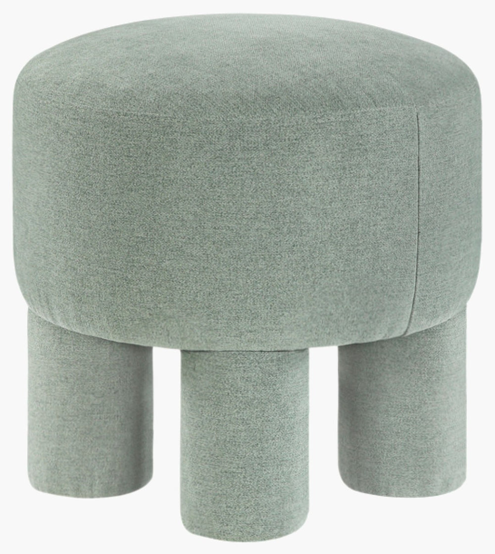 Livabliss Wellton Cube Ottoman Upholstered Polyester Footrest Extra Seating Living Room Accent WELT003-191919