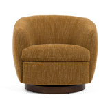 VIG Furniture Divani Casa Wendt - Modern Mustard Fabric Swivel Accent Chair VGKK-KF.A1098-MUS