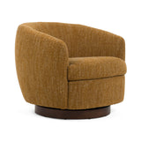 VIG Furniture Divani Casa Wendt - Modern Mustard Fabric Swivel Accent Chair VGKK-KF.A1098-MUS