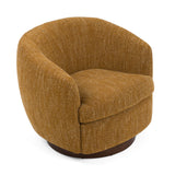 VIG Furniture Divani Casa Wendt - Modern Mustard Fabric Swivel Accent Chair VGKK-KF.A1098-MUS