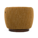 VIG Furniture Divani Casa Wendt - Modern Mustard Fabric Swivel Accent Chair VGKK-KF.A1098-MUS