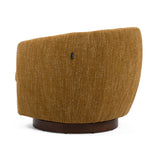 VIG Furniture Divani Casa Wendt - Modern Mustard Fabric Swivel Accent Chair VGKK-KF.A1098-MUS