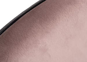 Vig Furniture Modrest Yara Modern Grey Velvet Dining Chair Set With Bronze Legs For Stylish Comfort & Elegance Other  Vghr3393-pnk