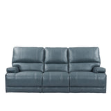 Parker House Whitman - Verona Azure - Powered By Freemotion Power Reclining Sofa And Recliner Blue Top Grain Leather With Match (X) Mwhi-31ph-p25-vaz