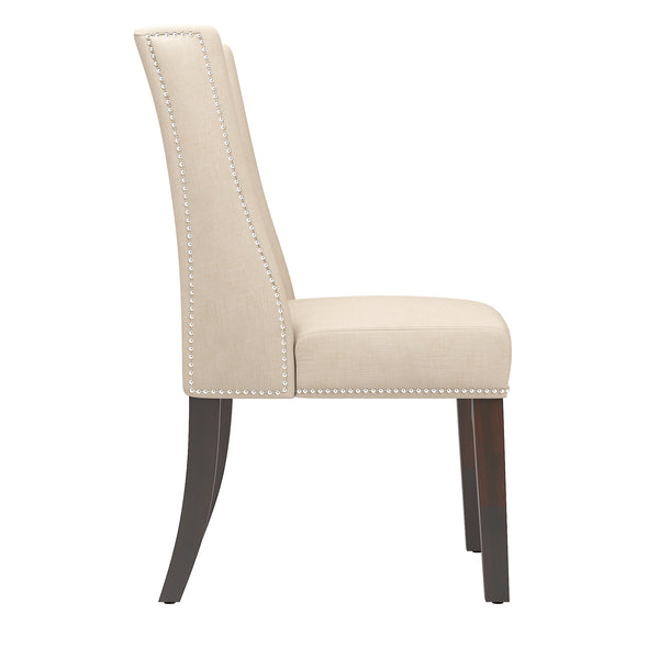 Homelegance By Top-Line Rowan Wingback Dining Chairs (Set of 2) Espresso Rubberwood