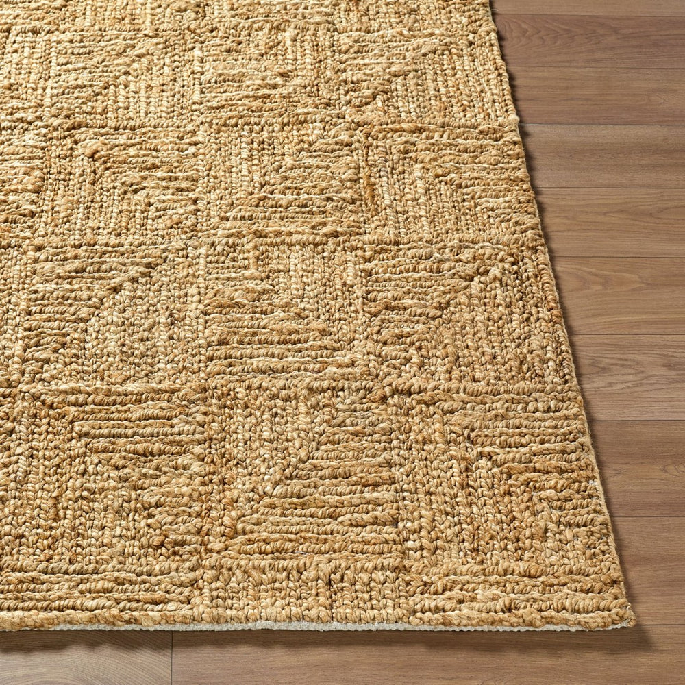 Surya Weston Handwoven Natural Jute Area Rug Organic Farmhouse Living Room Floor Accent 2' x 3' Rectangle WET2300-23