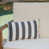 Christopher Knight Home® Noble House Coronado Stripe Rectangular Pillow