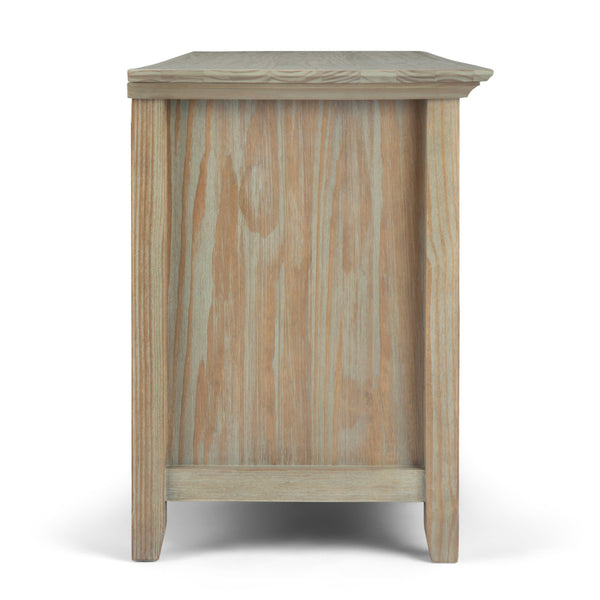 English Elm Amherst 72" Solid Wood Tv Media Stand In Distressed Grey - Stylish Storage For Tvs Up To 80" B136P158360