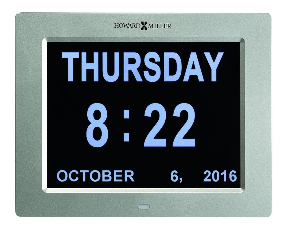 Hekman Furniture 625632 Unique Digital Memory Wall Clock - Oversized Display For Easy Reading & Adjustable Brightness  Memory Wall Clock 625632