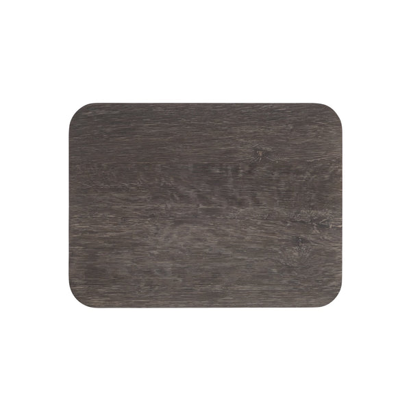 Bernhardt Bernhardt Dama Side Table With Wire‑Brushed Brun Oak Finish, Sculptural Pedestal, 24"W X 22"H 548128