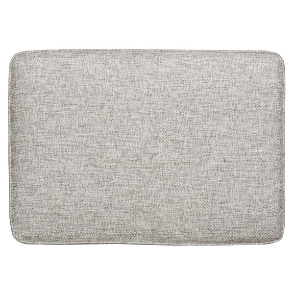 Bernhardt Bernhardt Foster Gray Ottoman — Made-To-Order Plush Rectangular Footrest With Nailhead Trim & Wood Legs B5171A