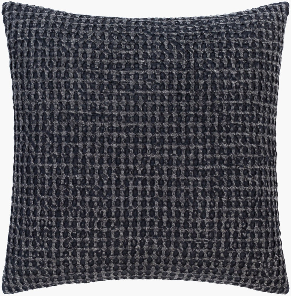 Livabliss Waffle Weave Cotton Accent Pillow Soft Textured Square for Sofa Bed or Chair WFL004-2020
