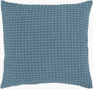Livabliss Waffle Weave Cotton Accent Pillow Soft Grid Texture for Sofa Chair or Bed Decor WFL008-2222D