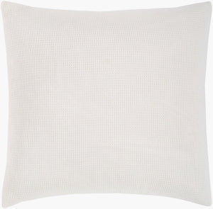 Livabliss Waffle Weave Cotton Sham Raised Grid Texture Cottage Farmhouse Bedroom Pillow Cover WFL1000-ES